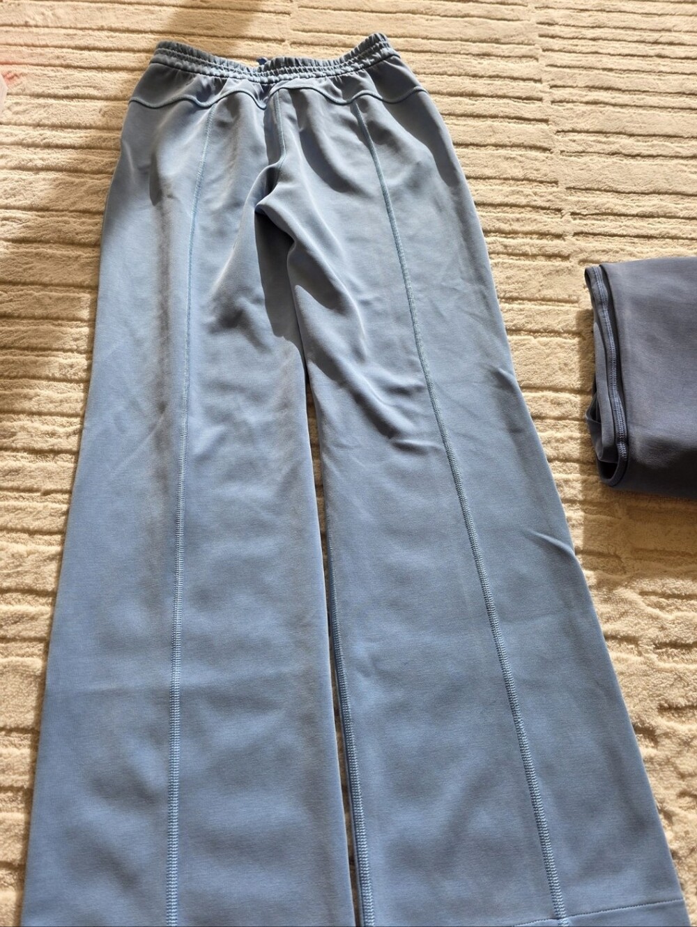 Lululemon Blue Wide-Leg Pull-On Pants